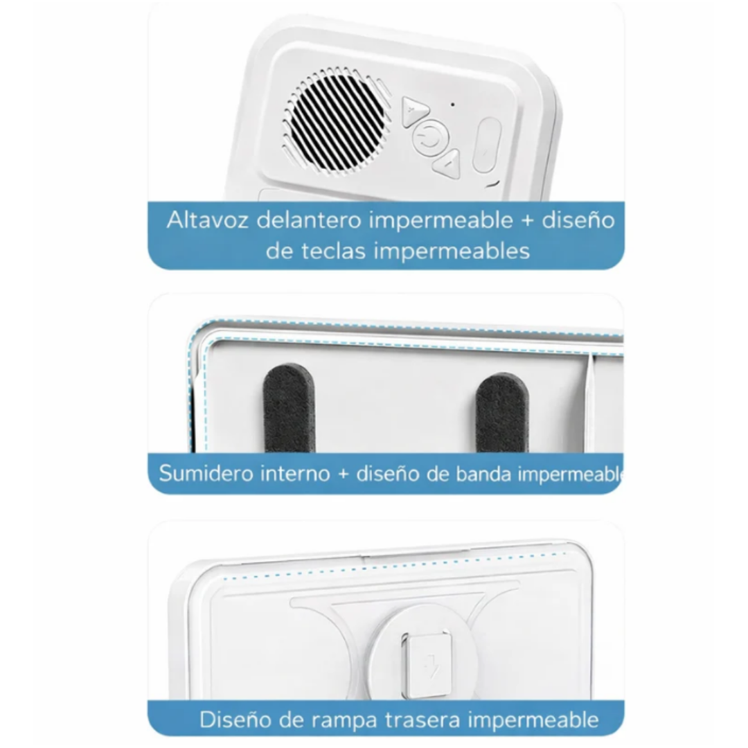 AquaCase ™ - Altavoz para Ducha