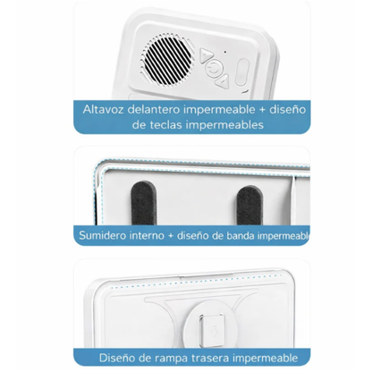 AquaCase ™ - Altavoz para Ducha